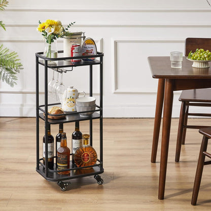 3-Tier Bar Servierwagen mit