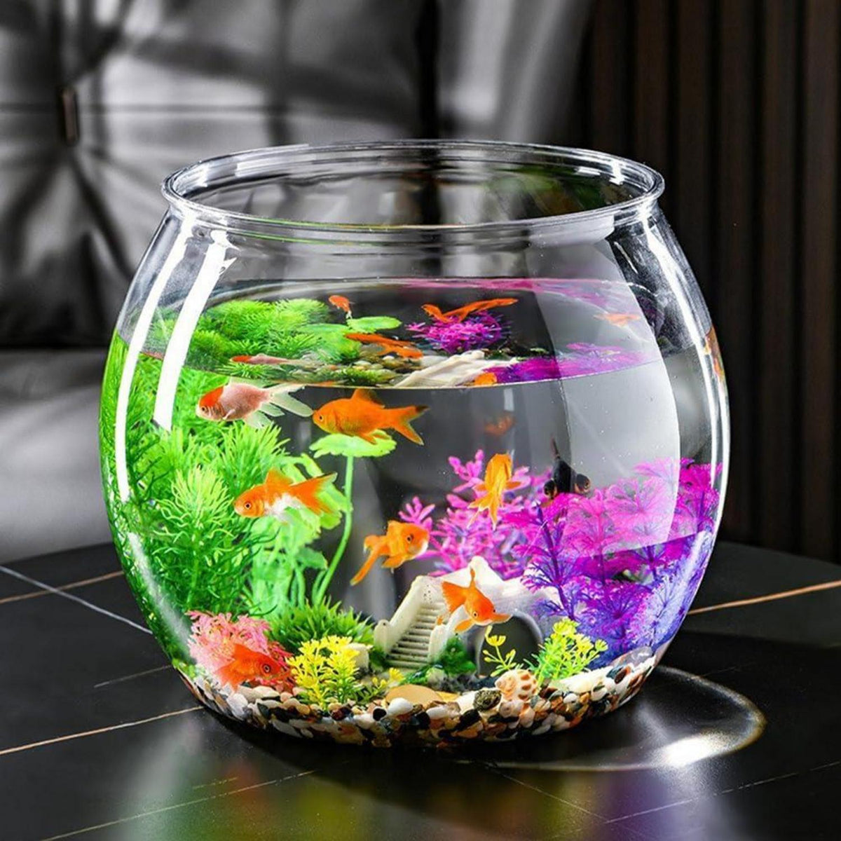 Aquarium Fischglas Fischschale Kugelaquarium Glasschale 24cm