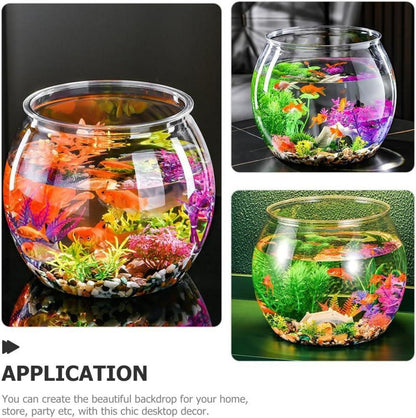 24cm Aquarium Fischglas Fischschale Glasvase Terrarium Dekoration