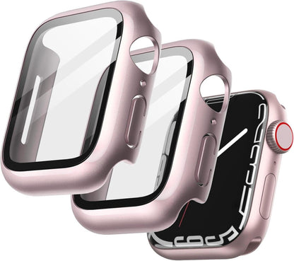 Displayschutz und Schutzhülle Set für Apple Watch Series 9 8