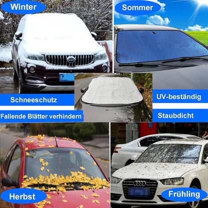 Auto Frontscheibenabdeckung Winter Schutz Schnee Sonne Frost 145x95cm