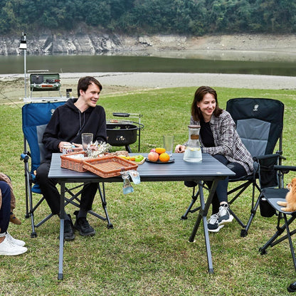 Klappbarer Campingtisch Aluminium 120x70cm 80KG belastbar