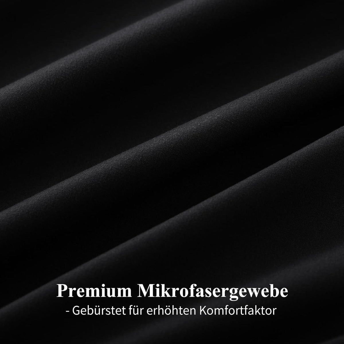 Bettwäsche 4tlg Wendebettwäsche Mikrofaser Kissenbezüge Blau
