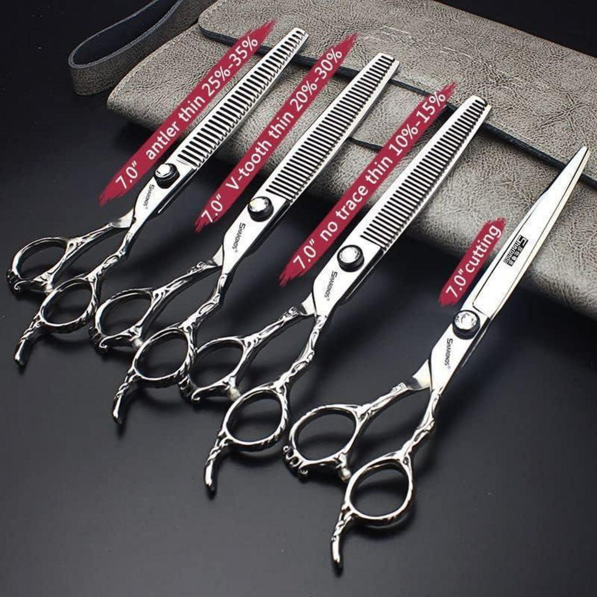 Professionelle Haarschneider Schere 7 Zoll 4er Set