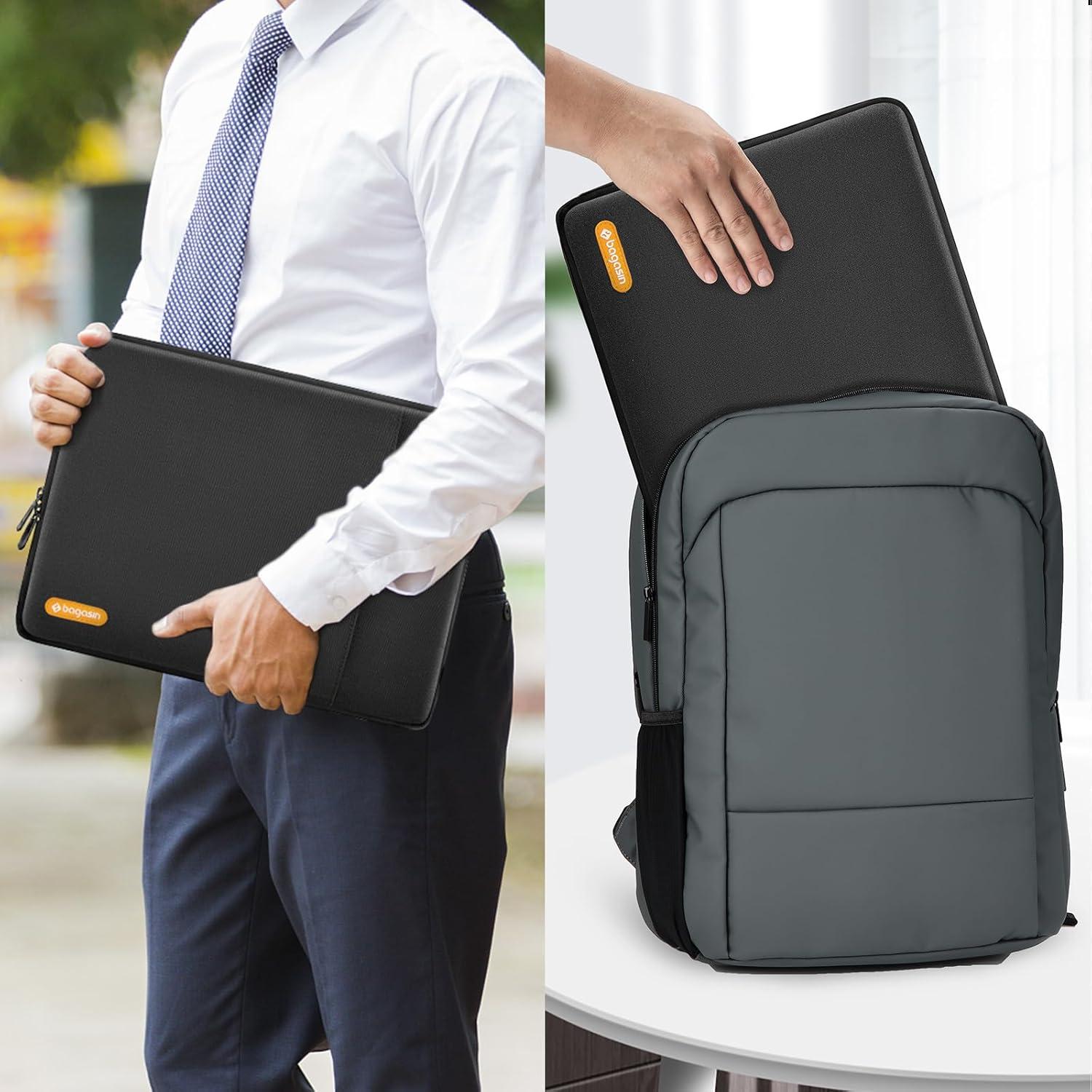 Laptop Hülle Tasche 13 13,3 Zoll MacBook Air Pro M2 M1 Sleeve Schwarz