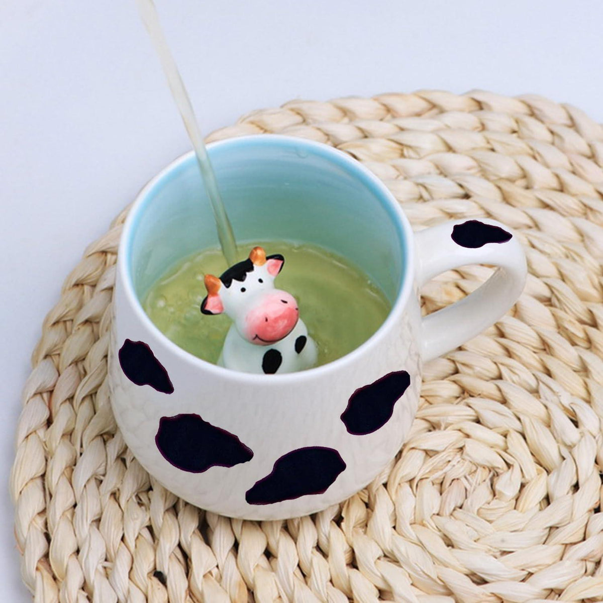 3D Tier Tasse Kuh Geschenk Frau Geburtstag Lustig Keramik Mug