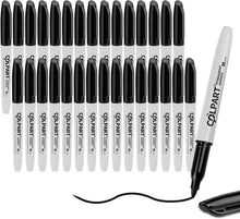 30er Packung Schwarze Permanent Marker Feine Spitze wasserfest