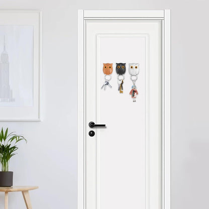 Schlüsselhaken Eule 3 Stück Magnetischer Schlüsselhalter für Zuhause Büro Geschenke