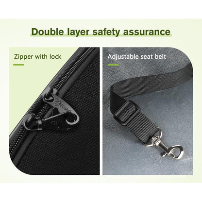 Erweiterbarer Haustierrucksack XL mit Fenster für Hunde & Katzen