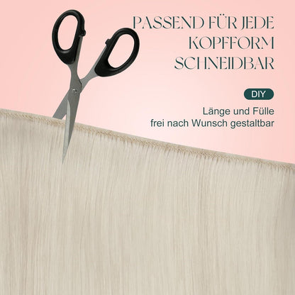 Echthaar Tressen Blond – Remy Haarverlängerung 55cm
