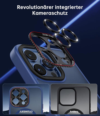 iPhone 14 Pro Hülle MagSafe N56 Magnete Stoßfest Blau