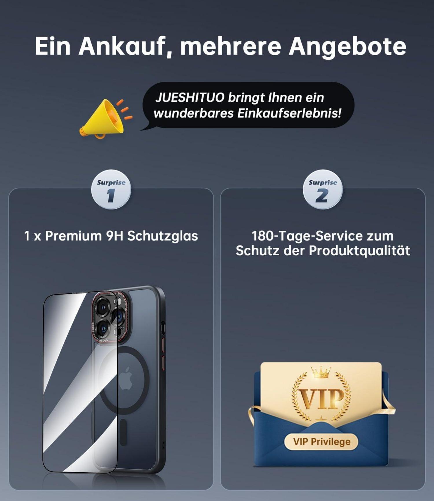 iPhone 13 Pro Hülle MagSafe Integrierte Kameraschutz Schwarz