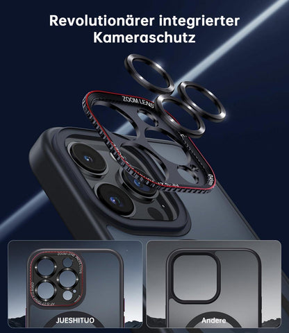 Schwarze iPhone 13 Pro Hülle MagSafe mit Kameraschutz & N56 Magneten