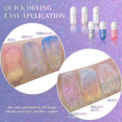 Prreal Mermaid Glitter Gel for Festival Rave Makeup (04