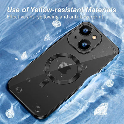 Klare Magnetische iPhone 15 Plus Hülle mit MagSafe und Kabelloses Laden