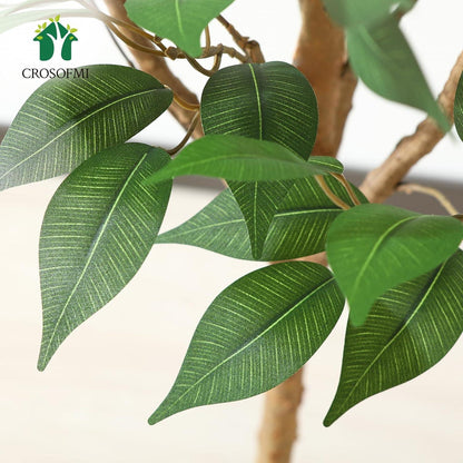 Künstliche Ficus Pflanze 150cm Groß Indoor Outdoor Deko Moderne Haus Büro Garten