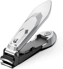 Nagelknipser mit Auffangbehälter und Reißverschlusstasche