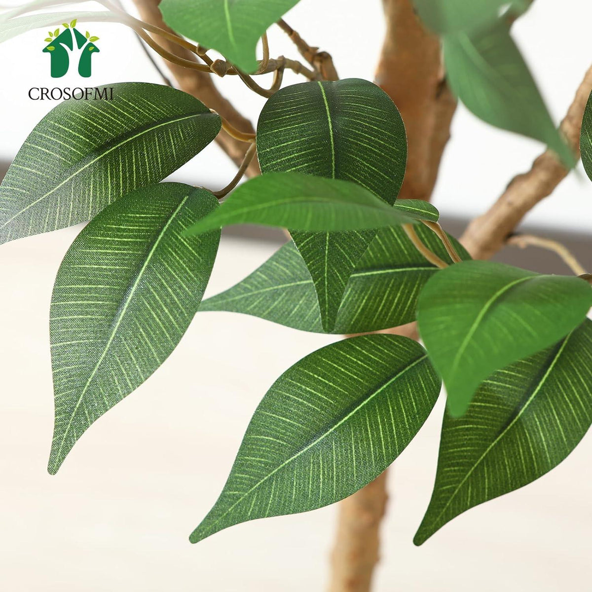 Künstlicher Ficus Baum 180cm - Tropische Pflanze Indoor Outdoor - Deko Fake Pflanze