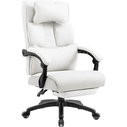 Ergonomischer Chefsessel mit Fußstütze und