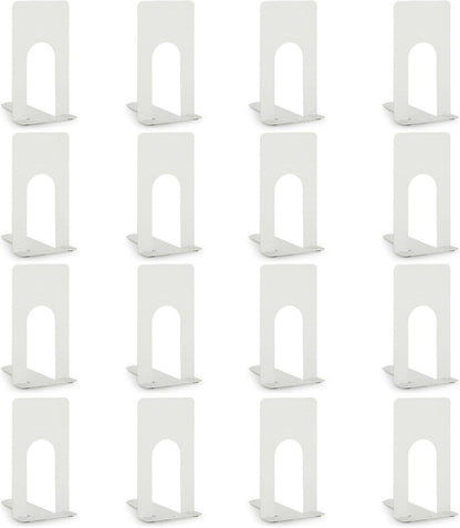 8er Set Metall Buchstütze Hochwertige Halterung für Bücher Bibliothek