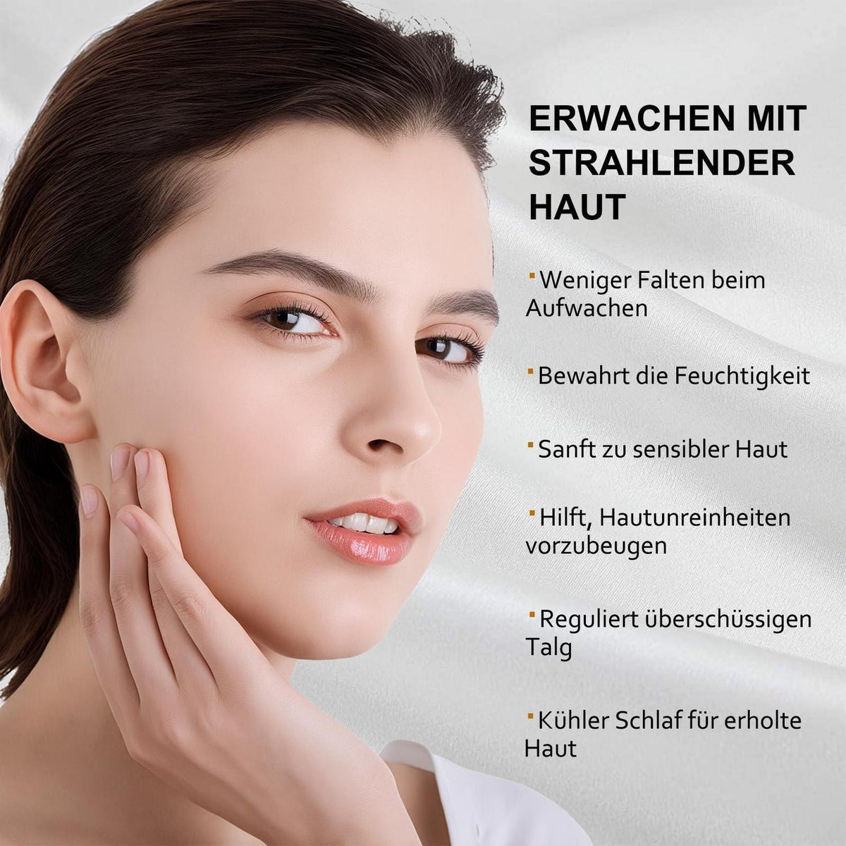 Seidenkissenbezug 40x80 Maulbeerseide - 2er Set Silbergrau