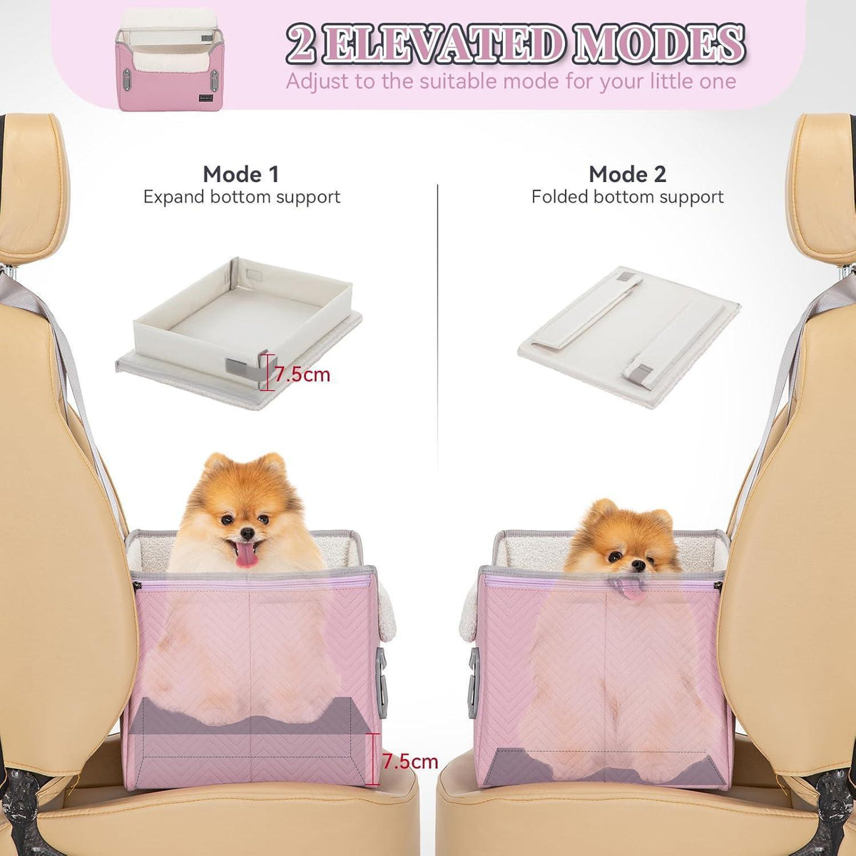 Hunde Autositz für kleine Hunde – Sicher & Komfortabel