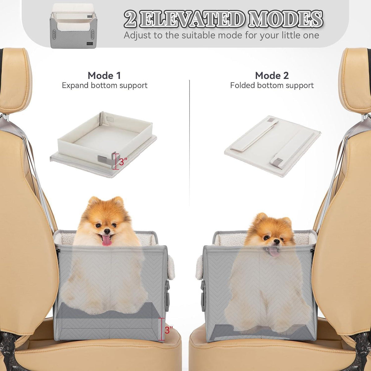 Hunde Autositz für kleine Hunde – Sicher & Komfortabel