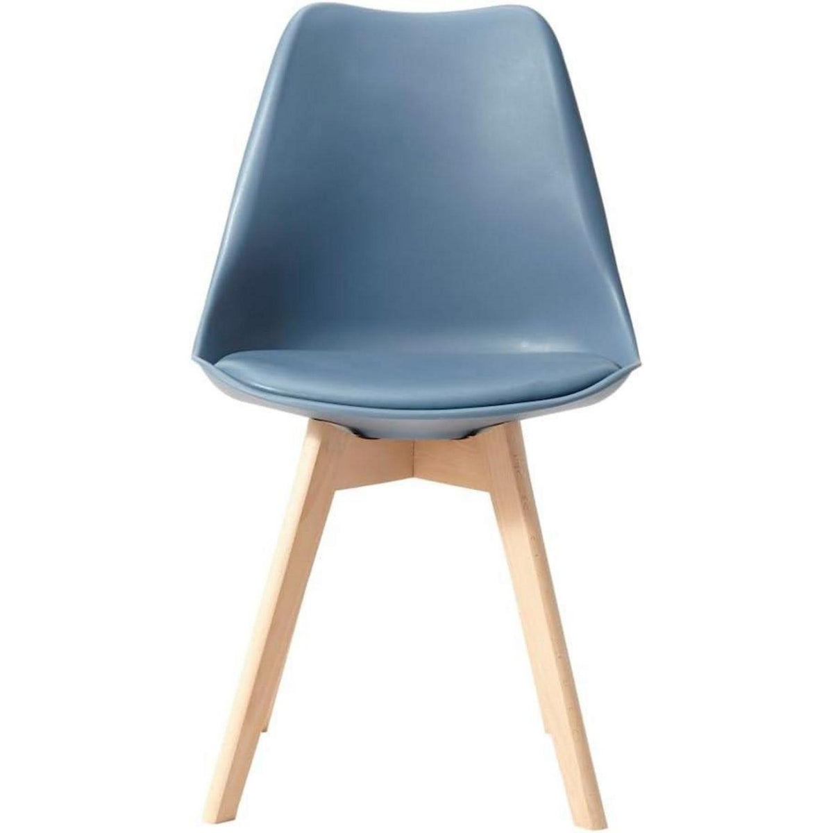 Runder Esstisch Set mit 4 Patchwork Stühlen – Skandinavisch