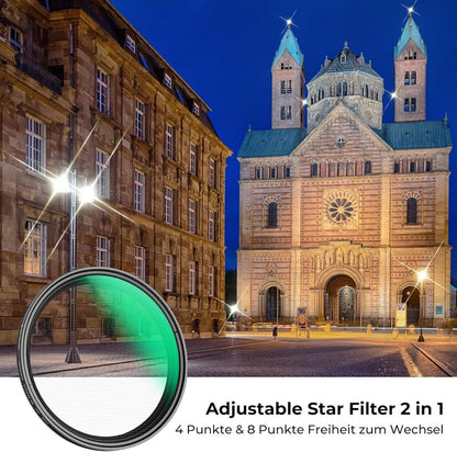 Variabler Sternfilter 77mm Nano K-Serie für Sternenlichteffekte