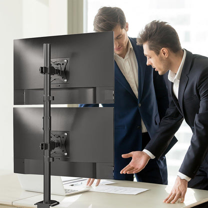 Monitor Halterung 2 Monitore 80cm Pole Schwenk Neige Drehung