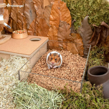 Niteangel Natürliches Kokosnuss-Hamster-Einstreu für Zwerghamster