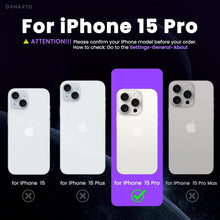 iPhone 15 Pro Hülle Matt Anti-Rutsch Hardcase 6,1 Zoll Blau