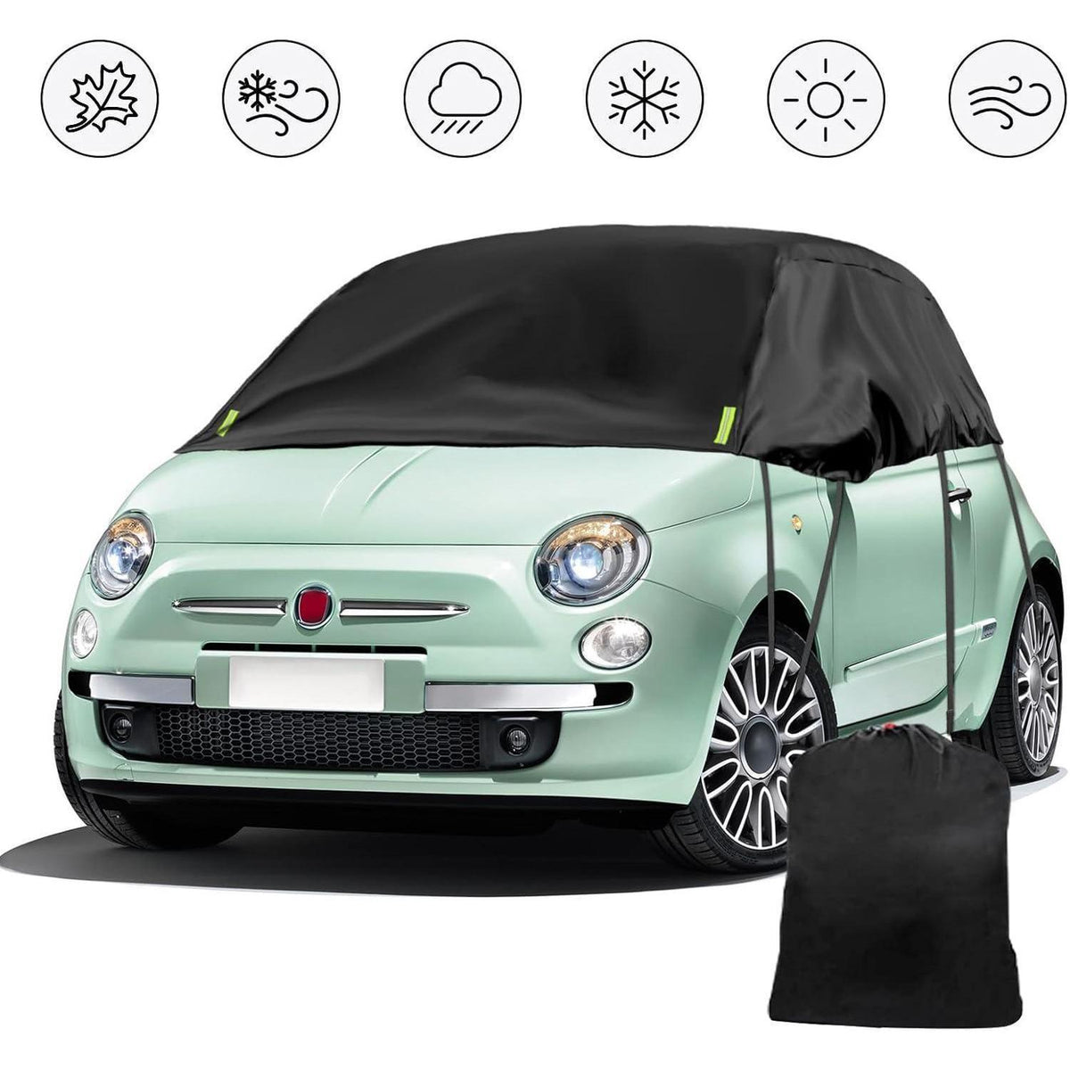 Halbgarage für Fiat 500 (2007-2023) – Schutzhülle