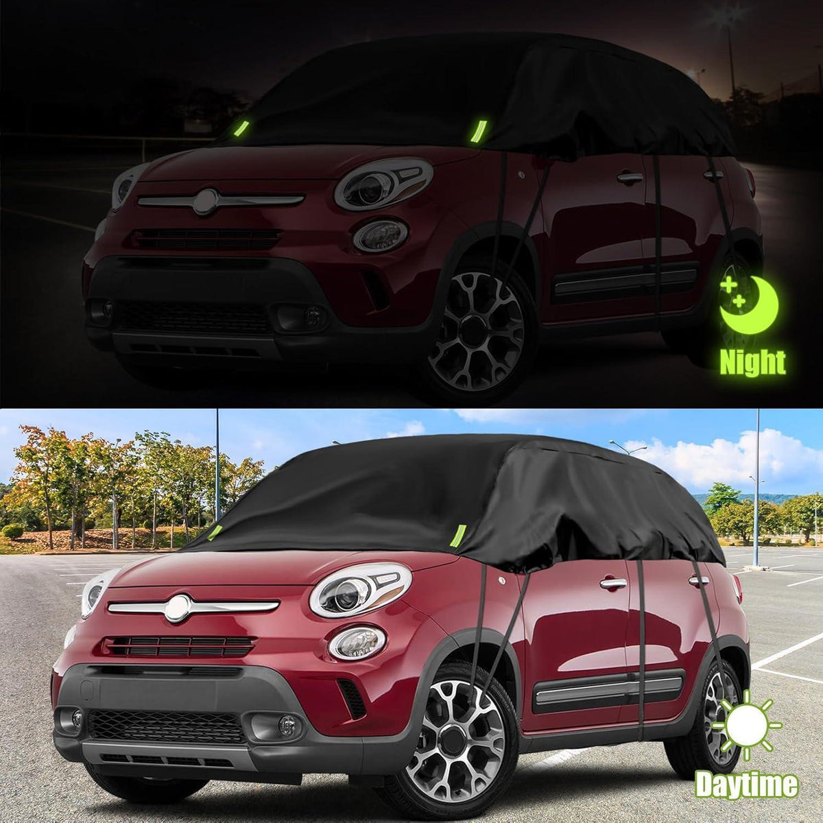 Halbgarage für Fiat 500 (2007-2023) – Schutzhülle