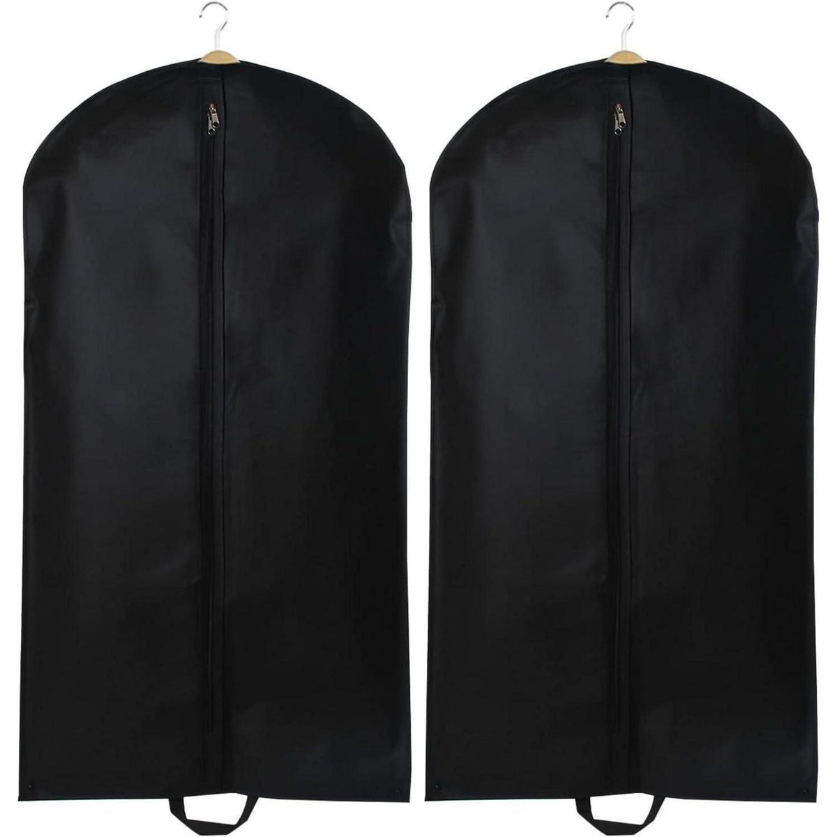 Kleidersäcke 2er Set Staubdicht Atmungsaktiv 60x100cm Schwarz