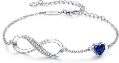 Louisa Secret Infinity Armband 925 Silber Damen Unendlichkeit Herz