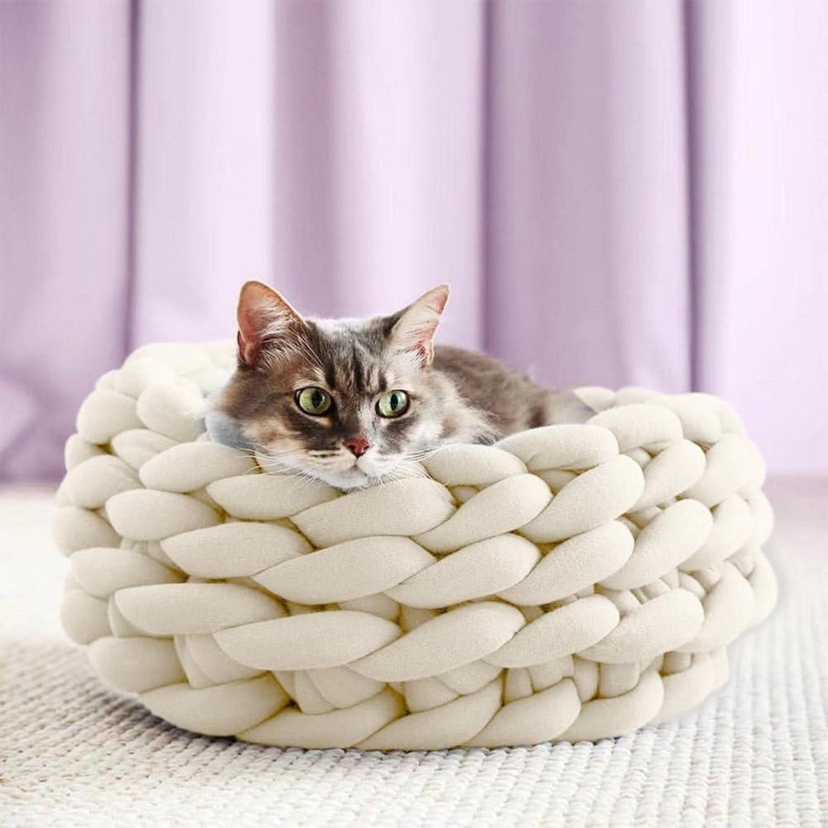 Chunky Wolle 500g - Cremegelb zum Stricken & Häkeln