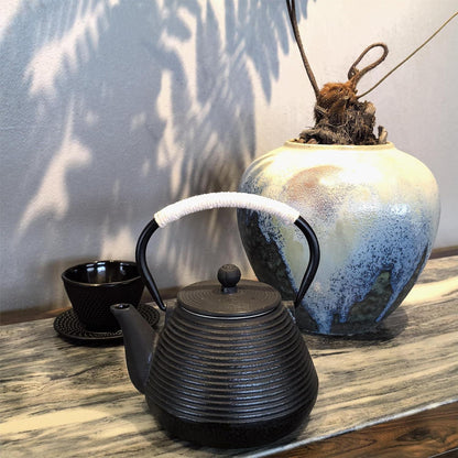 Teekanne Gusseisen 600ml Wasserkocher-Safe schwarz