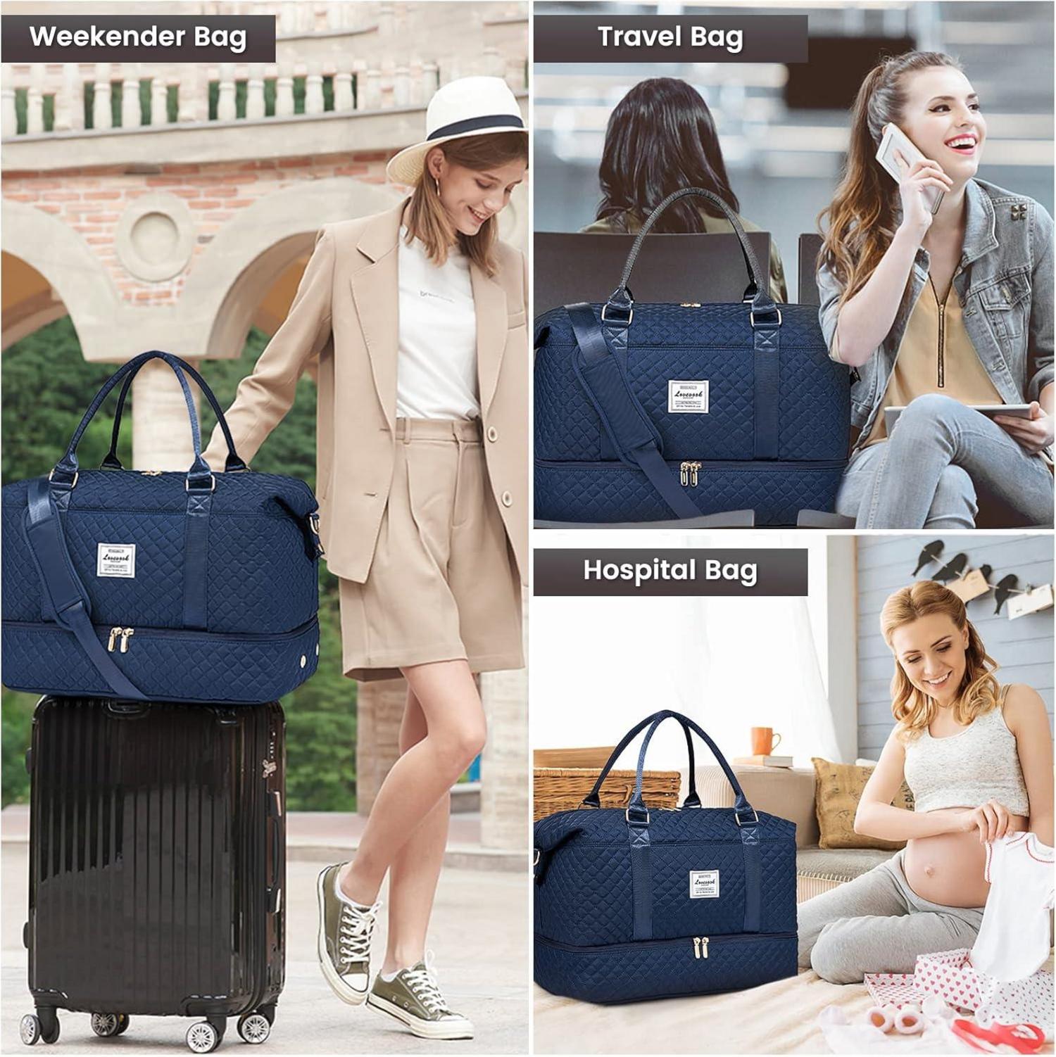 Große Damen Reisetasche mit Schuhfach & NassfachTouchableOpacity