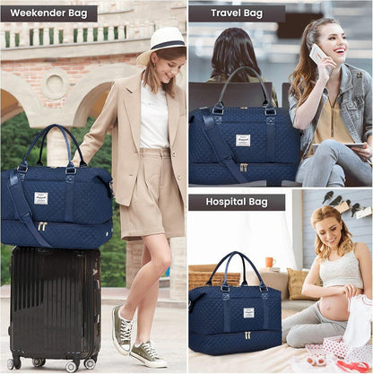 Große Damen Reisetasche mit Schuhfach & NassfachTouchableOpacity