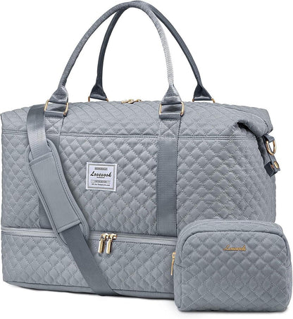 Handgepäck Reisetasche Damen Groß Sporttasche mit Schuhfach und