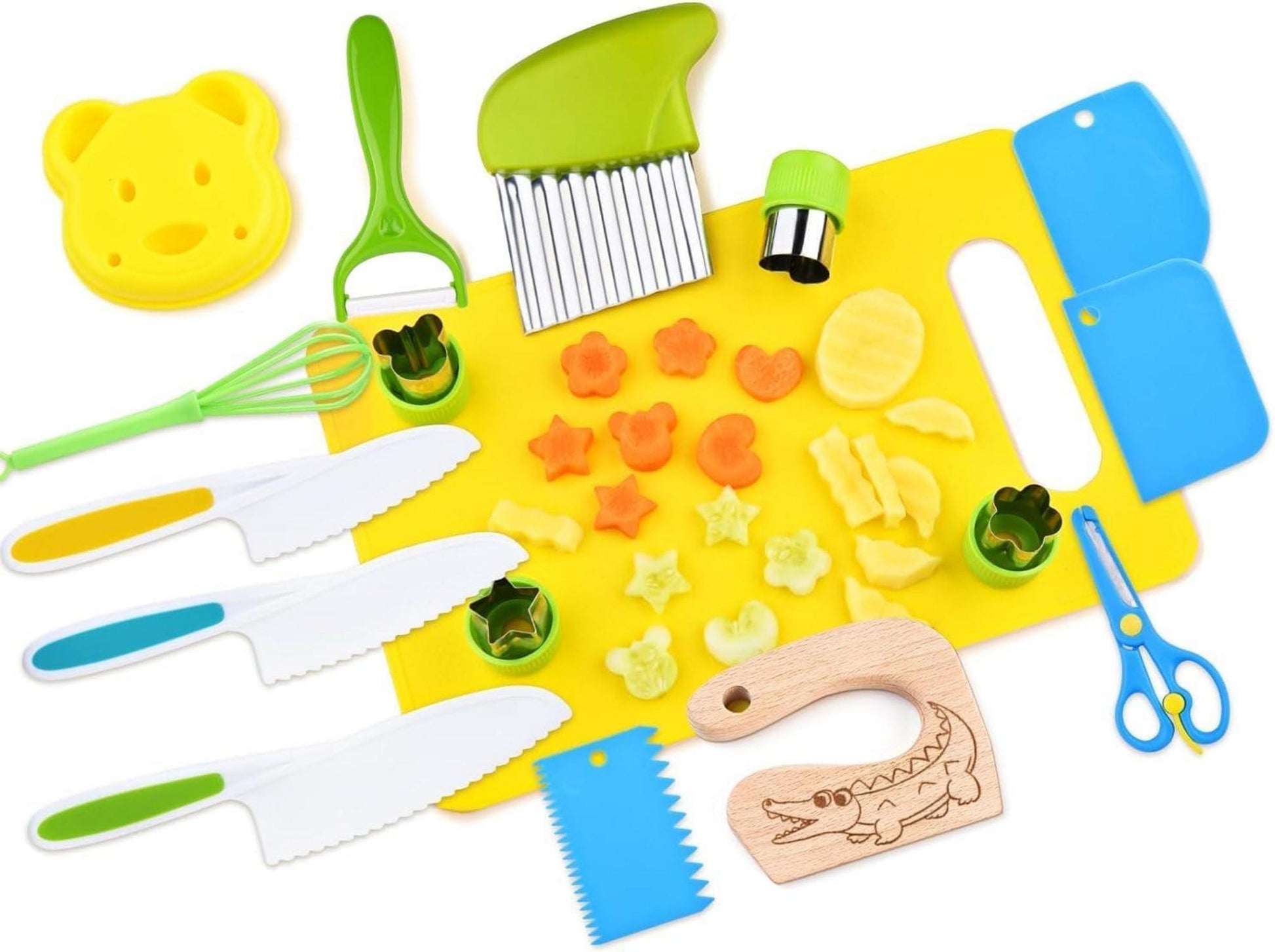 Montessori Kindermesser Set - 17-teilig | Sicherheitsmesser