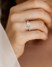 Verlobungsring 1 Karat Moissanit Silber 925 Damen Geschenk