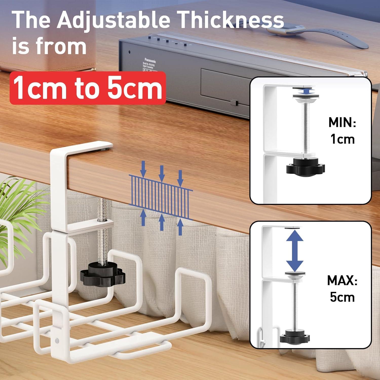 Kabelmanagement Metall Tray für Schreibtisch Kabelkanal