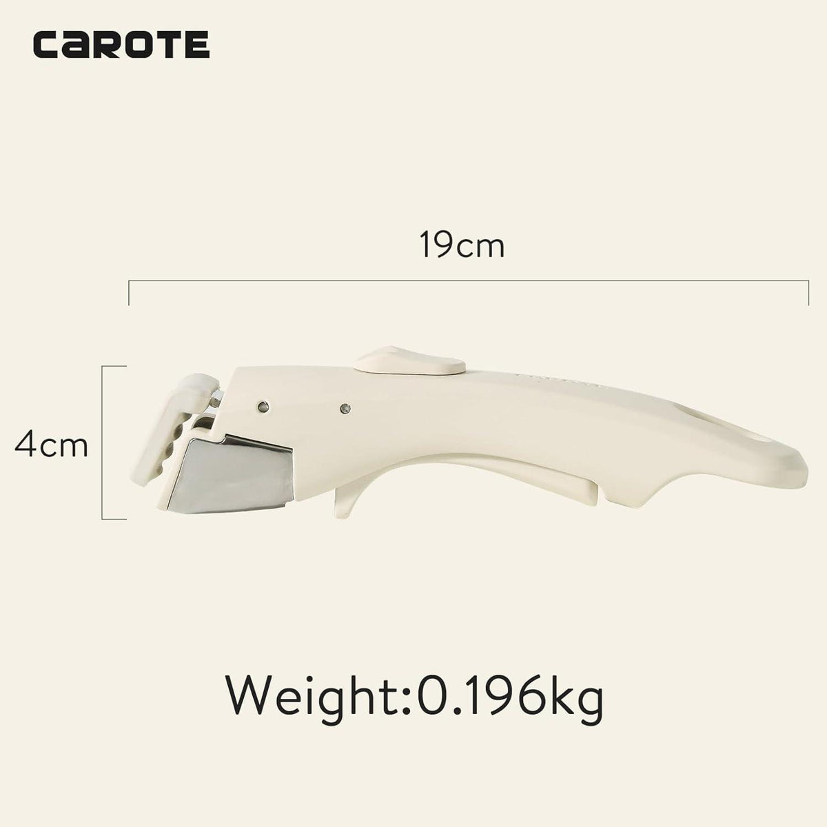 Abnehmbarer Griff weiß für Pfanne Topf Kochgeschirr Set 19cm