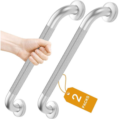 Rutschfester Haltegriff aus Edelstahl 41cm - Gebürstet