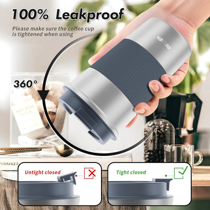 Aolieh Thermobecher 510ml Edelstahl Isolierbecher mit Auslaufsicherem Deckel