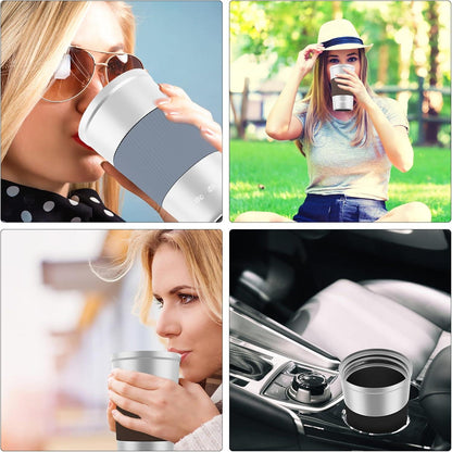 Aolieh Thermobecher 510ml Edelstahl Travel Mug Auslaufsicher Warmhaltebecher