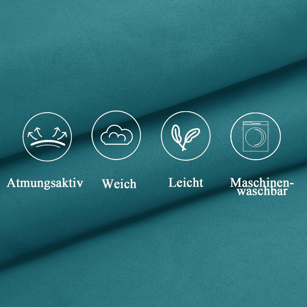 Seitenschläferkissen Bezug 40x145 2er Set Weich Öko-Zertifikat