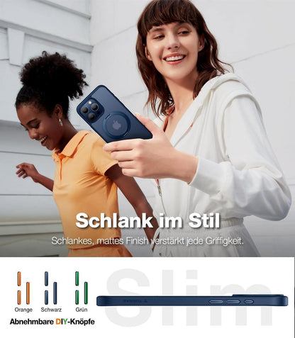 Magnetischer Ring Ständer für iPhone 15 Pro Max Hülle MagSafe Stoßfest